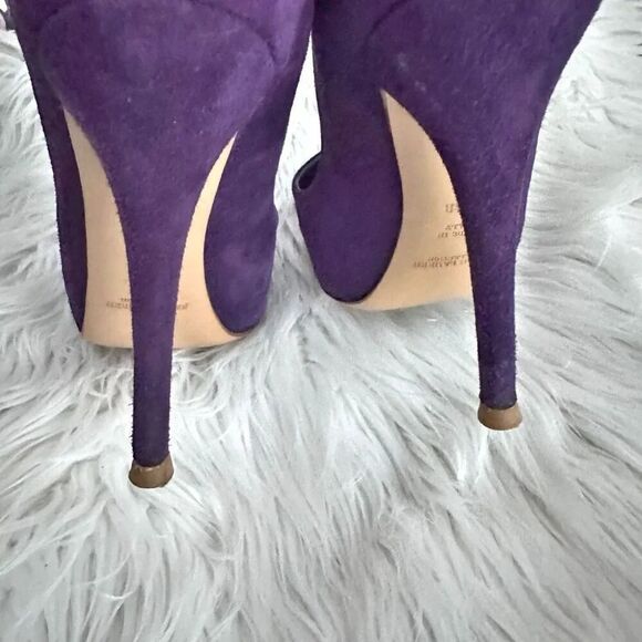RALPH LAUREN COLLECTION | Purple Label Suede Pumps Heels Shoes Italy | Size 6.5 - Picture 5 of 9